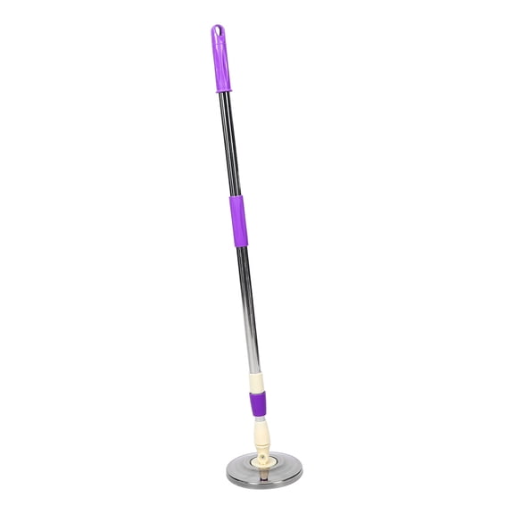 Milisten Stainless Steel Replacement Handle Rotating Mop with Telescopic Design for Daily Use