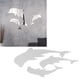 thumbnail image 4 of Etiqueta Engomada De La Pared Del Espejo, Calcomanía De Pared No Tóxica Con Forma De Delfines Lindos Impermeables Extraíbles Para La Decoración Del Hogar Para La Habitación De, 4 of 8