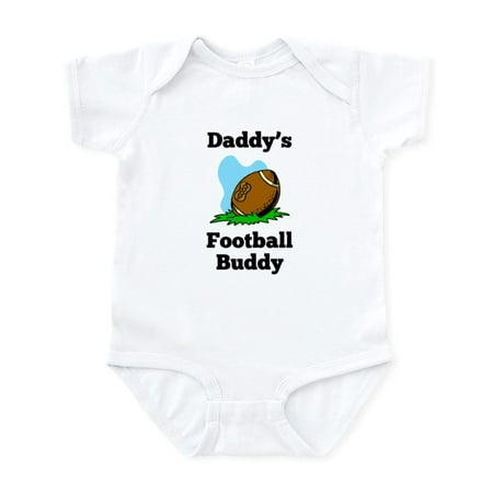 

CafePress - Daddys Football Buddy Body Suit - Baby Light Bodysuit Size Newborn - 24 Months
