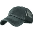 thumbnail image 2 of Ponytail Messy High Bun Adjustable Mesh Trucker Baseball Cap, 2 of 7