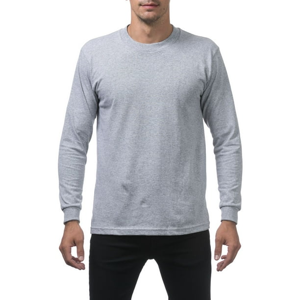 Pro Club Men's Comfort Cotton Long Sleeve T-Shirt - Walmart.com