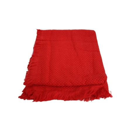 Home&Manor Handcrafted Wool & Cotton Throw Blanket