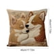 thumbnail image 3 of Uuiauoio Linen Pillow Cover with Imitation Embroidery Print, Sofa Cushion Decor in Pattern for Living Room Bedroom, Decorative Throw Pillow Case with Zipper Closure, 3 of 7