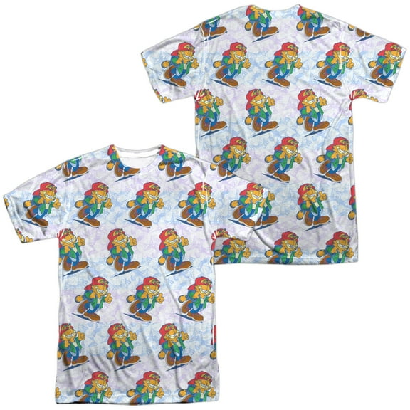 Garfield Men's  Cool Cat  Sublimation T-shirt White