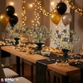 thumbnail image 4 of PMU New Year's Eve Party Supplies "Happy New Year" 12 Pcs New Year Black 15 Inch Balloon Weight Centerpiece Decoration, 4 of 7