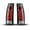 Chrome Housing+Clear Lens, variant on Tail Light Fits for 1988-1998 Chevy/GMC C/K 1500/2500/3500,1992-1999 Chevy/GMC Suburban 1500/2500,Running Lights for 1995-1999 Chevy Tahoe,1992-1999 GMC Yukon,Chrome Housing+Smoked Lens