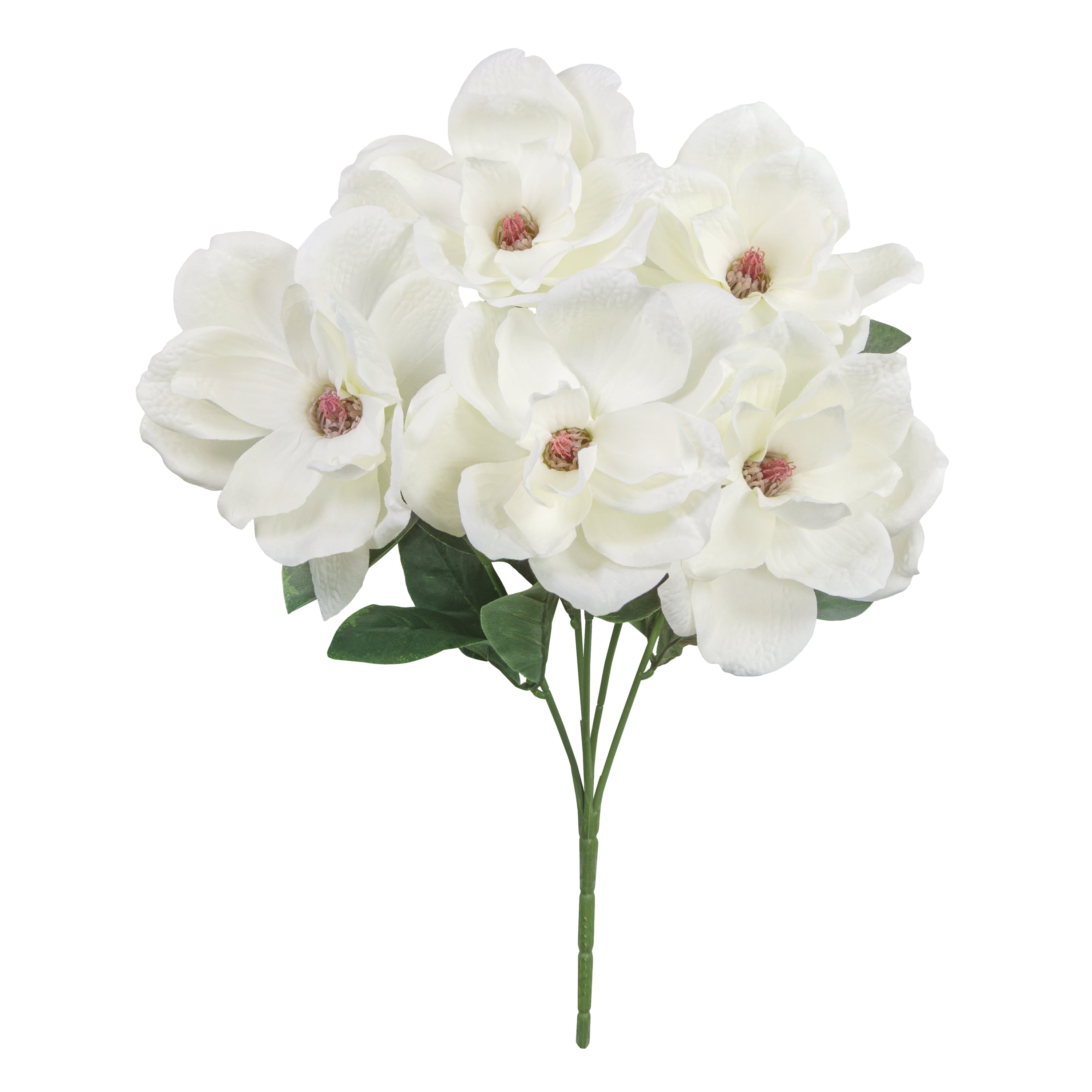 Amaホワイトキャンサー春蔵実生2セットusオテロイ全てタグ付き鉢ごと発送 Mainstays 19-inch Artificial Silk White Magnolia Bush Indoor Decor