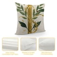 thumbnail image 4 of Shiartex  Pillowcase Alphabet Decorative Pillowcase ABC Alphabet Flower Cushion Cover Square Pillow Case Suitable For Sofa Sofa Sofa Bedroom Car Last Name Initia AP-010 White, 4 of 5