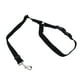 thumbnail image 4 of Cinturón de seguridad para perros de nailon negro, ajustable, profesional, duradero, para coche, suministros para mascotas, color negro, 4 of 14