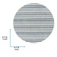thumbnail image 3 of Livabliss Outdoor Rugs, 7ft Round Eagean Global Blue Round Area Rug for Patio, Porch, Deck, Backyard, Waterproof Indoor Outdoor Carpet (6'7" x 6'7"), 3 of 9
