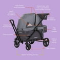 thumbnail image 5 of Baby Trend Navigator Plus 2-in-1 Stroller Wagon, Dash Midnight Black, 5 of 8