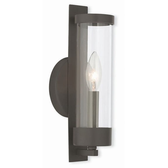1 Light Ada Wall Sconce in New Traditional Style 4.75 inches Wide By 12 inches High Bailey Street Home 218-Bel-4432475