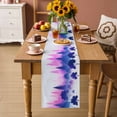thumbnail image 2 of Purple Pink Forest Table Runner 90 Inches, Ombre Tree Abstract Art Bed Runner Dresser Scarves Tabletop for Indoor Outdoor Parties/Ceremony/Banquet, 13" x 90", 2 of 9