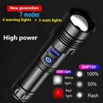 thumbnail image 3 of LED Rechargeable Tactical Laser Flashlight 90000 High Lumens Original Quality, 3 of 9