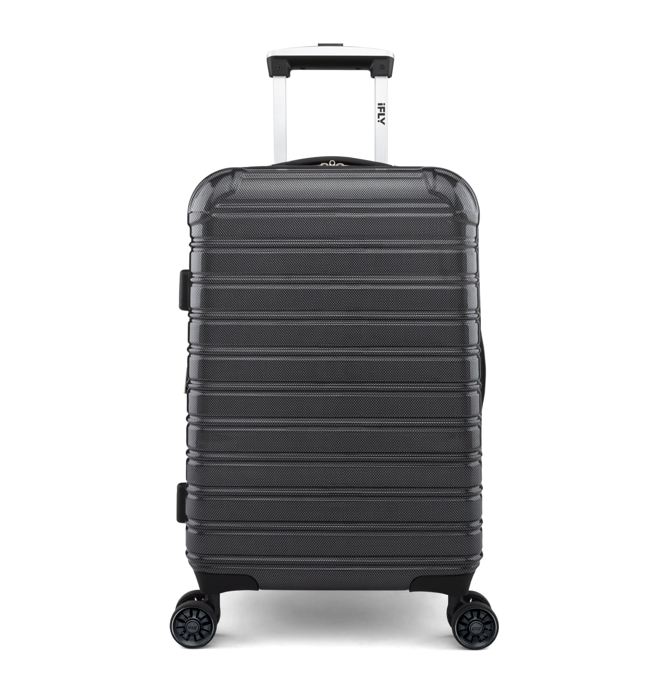 iFLY Hardside Fibertech Carry On Luggage 20” Rose Gold