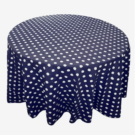 

Cotton Polka Dots Round Tablecloth for Wedding/Bridal Shower Birthdays Special Events