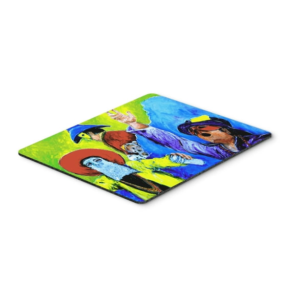 Carolines Treasures MW1107MP Mardi Gras Mouse Pad Hot Pad or Trivet Large multicolor