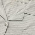 thumbnail image 5 of Hwmodou Womens Pajama Outfits Sets Pajamas Women's Autumn Long Sleeved Cotton Style Simple Cardigan Spring Autumn Oversized Home Clothing Set Fall Winter Pj Outfit, 5 of 6