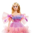 thumbnail image 6 of Barbie Birthday Wishes Doll (Blonde, 13-inch) in Gown, Gift for 6 Year Olds and up, 6 of 7