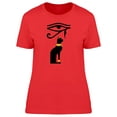 thumbnail image 1 of Egyptian Cat With Sun Eye Tee Women's -Image by Shutterstock, 1 of 2