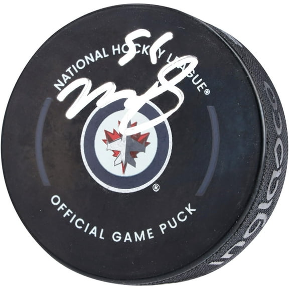 Mark Scheifele Winnipeg Jets Autographed Official Game Puck - Fanatics Authentic Certified
