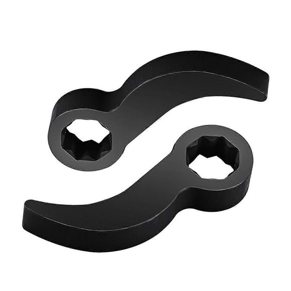 2 Pack Crowbar Adapter Wrench Tool, Pry Bar Wrench Adaptor Tool