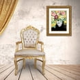 thumbnail image 3 of Seven Trees Design 12x14 Gold Ornate Wood Framed with Double Matting Museum Art Print Titled - The Girl and the Flowers, 3 of 4