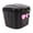 Black and Pink, variant on Vsenkes Electric Bike Basket Front Mounted with Lock Cargo Rack for Shopping Black Gray