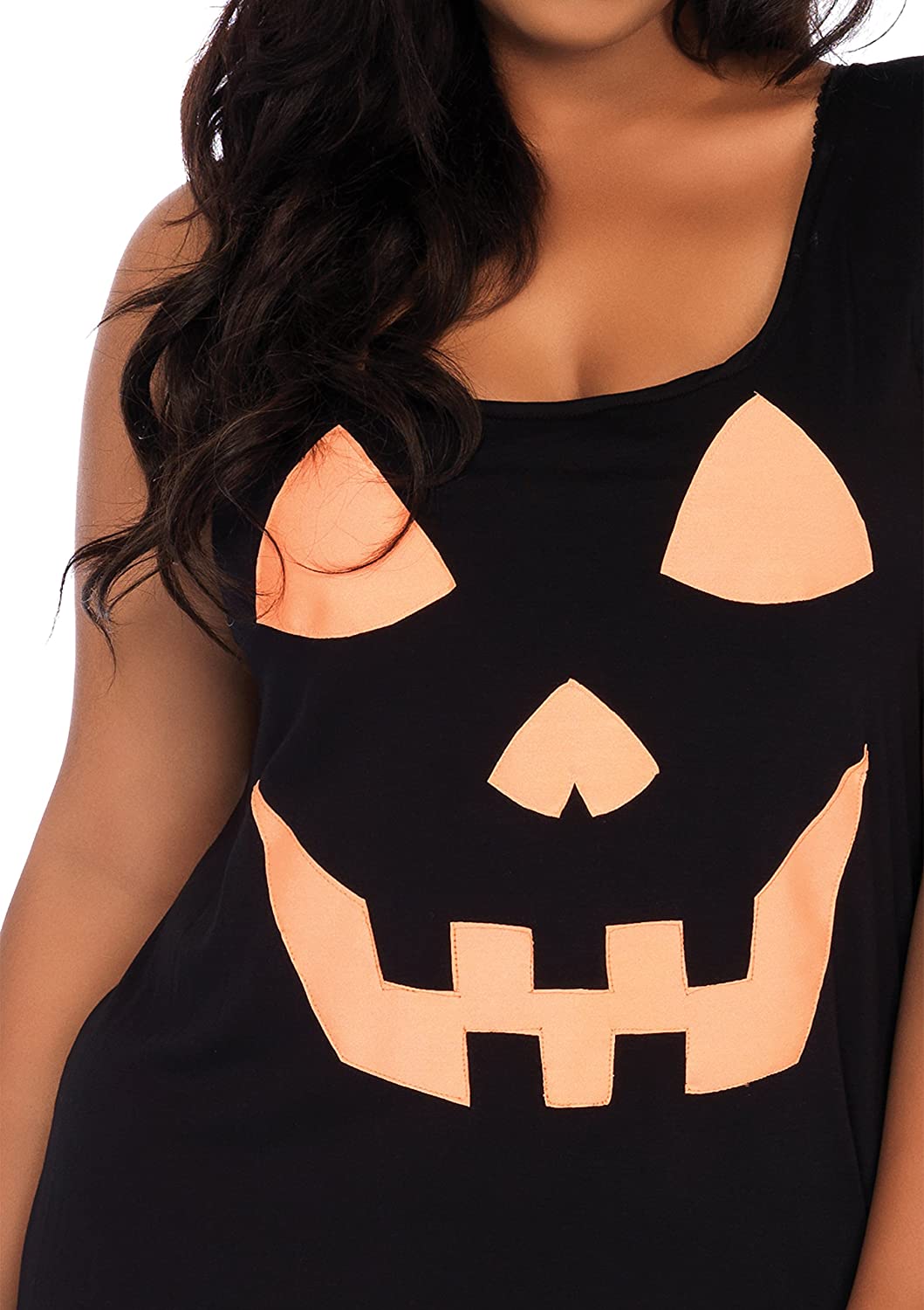 Leg Avenue Pumpkin Women's Dress with Jersey Fabric for Adults, Plus Size
