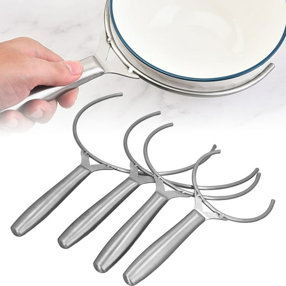 Stainless Steel Bowl Clip Holder, Hot Dish Plate Clip Anti Skid for Cooking