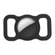 thumbnail image 1 of Protective Silicone Case Compatible Apple Airtag GPS Finder Dog Collar,Pet Buckle Holder(Black+Black), 1 of 2