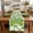 B, variant on St. Patrick's Day Table Runner, Green Shamrock Print Dining Table Decor, Waterproof Washable Fabric for Kitchen Buffet, 183x33cm