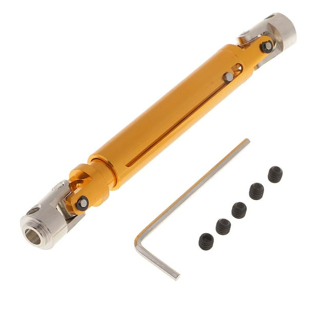 Eje de transmisión metálico de 100-150 mm para Crawlers RC SCX-10 D90 HSP 94180 naranja