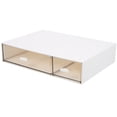 thumbnail image 2 of Desktop Double-grid Sundries Storage Box Convenient Drawer Type Stationery Box Multi-use Makeup Case, 2 of 8
