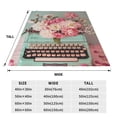 thumbnail image 3 of Vsdgher Vintage Typewriter Floral Ultra-Soft Micro flannel Blanket Throw Blankets for Couch Sofa, Bed (4 sizes)-80"x60", 3 of 7