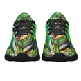 thumbnail image 5 of Saint Patrick's Day German Shepherd Dog Shoes Sneakers Black Size 6, 5 of 7