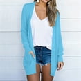 thumbnail image 2 of Meichang Sheer Cardigans for Women Summer Light Weight Long Sleeve Kimono Cardigan Open Front Chiffon Cover Ups Casual Resort Wear with Pockets, 2 of 7
