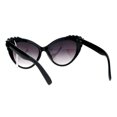 thumbnail image 4 of SA106 Womens Rhinestone Iced Out Bling Cat Eye Fashion Sunglasses Black, 4 of 4