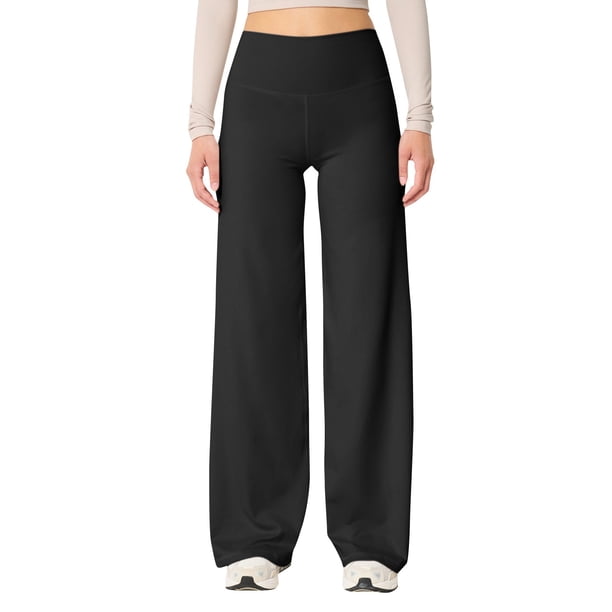 Pantalones deportivos de yoga de cintura alta para mujer - Leggings de entrenamiento con bolsillos - Poliéster/spandex - Tallas S-XXL