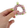 thumbnail image 4 of Unique Bargains 1 Pc Cute Rose Pearl Hair Elastic Band Pink, 4 of 5