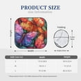 thumbnail image 3 of Wukai Colorful Butterfly Cluster Print Windshield Sun Shade, Car Front Window Shades Sunshade Cover Sun Visor Shield Block Automotive Interior Protector Blocks UV Rays-Medium, 3 of 6