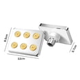 thumbnail image 3 of Cabezal de ducha de alta presión Accesorios de baño Cabezal de ducha tipo lluvia (Plata), 3 of 5