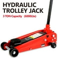 Hydraulic trolley Low Profile and Steel Racing Floor Jack with Piston