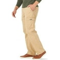 thumbnail image 4 of Men's Wrangler Authentics Relaxed Stretch Cargo Pant in Olive Drab, 4 of 5
