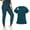 05# Blue, variant on Scrubs for Women Sets Stretch Nursing Uniform V Neck Short Sleeve Scrub Top Drawstring Jogger Pants Workwear Nurse Comfortable Scrub Suit with Multi Pocket,Black M