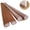 Brown, variant on USUKUE Twin Door Draft Stopper, Under Door Bottom Seal Strip Noise Blocker for Door Insulation and Soundproofing, 42 inch Length Adjustable Suitable for Interior Doors Gap Less Than 2 Inch,Brown