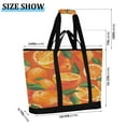 thumbnail image 3 of Large Hand-held Ice Pack Picnic Bag Insulation and Refrigeration Suitable for Shopping Picnics and Camping Mandarin Orange, 3 of 8