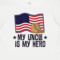 thumbnail image 4 of Inktastic My Uncle is My Hero Military Nephew Boys or Girls Baby T-Shirt, 4 of 5