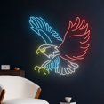 thumbnail image 2 of Handmadetneonsign Eagle Neon Light, Eagle Led Light, Eagle Bird Led Sign, Home Decor, 2 of 5