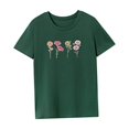 thumbnail image 4 of Camiseta de Mujer Camiseta con Cuello Redondo Souvenir Camiseta Básica de Ajuste Regular para Viajeros S, 4 of 7